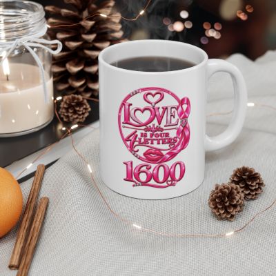 Pink Ribbon 10 Year Awareness Mug