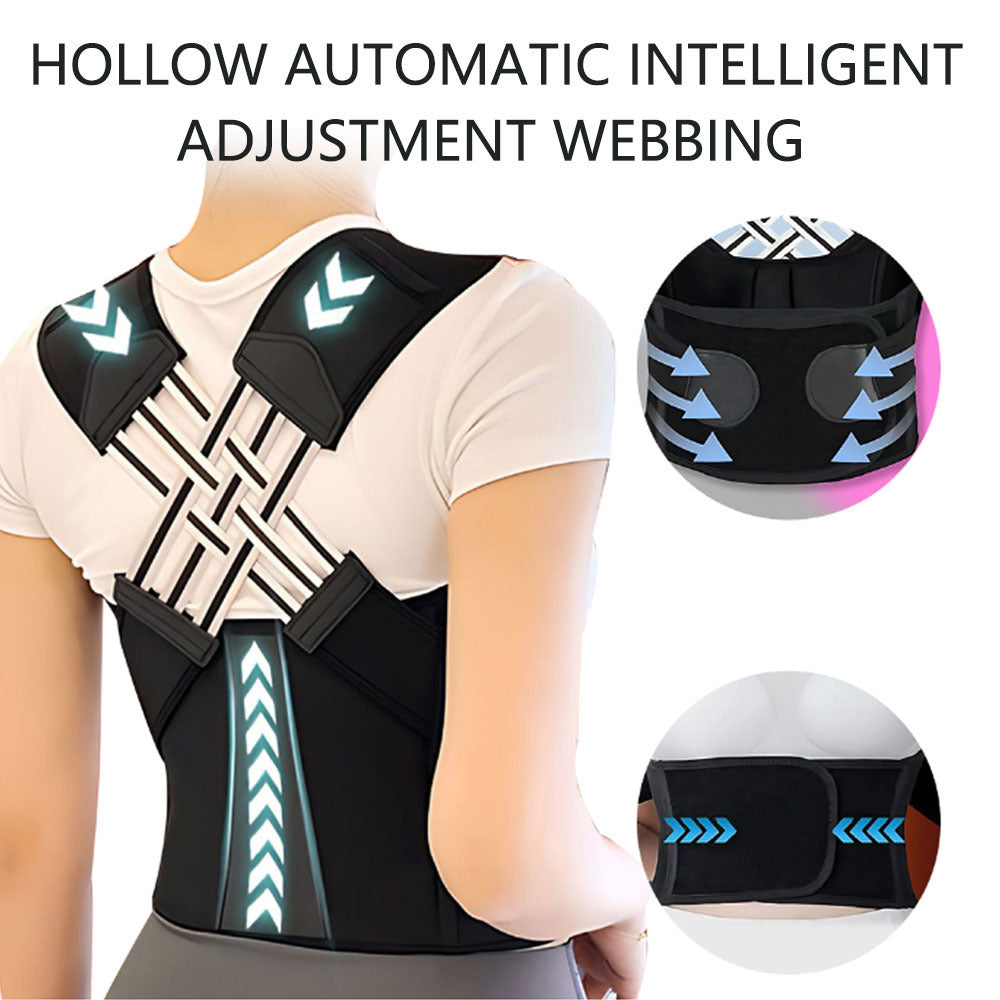 Posture Corrector — Adjustable Back Support Brace by LoveIs4Letters