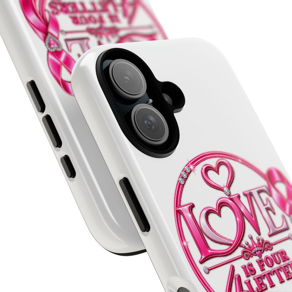 Love Is Four Letters phone case - alternate view