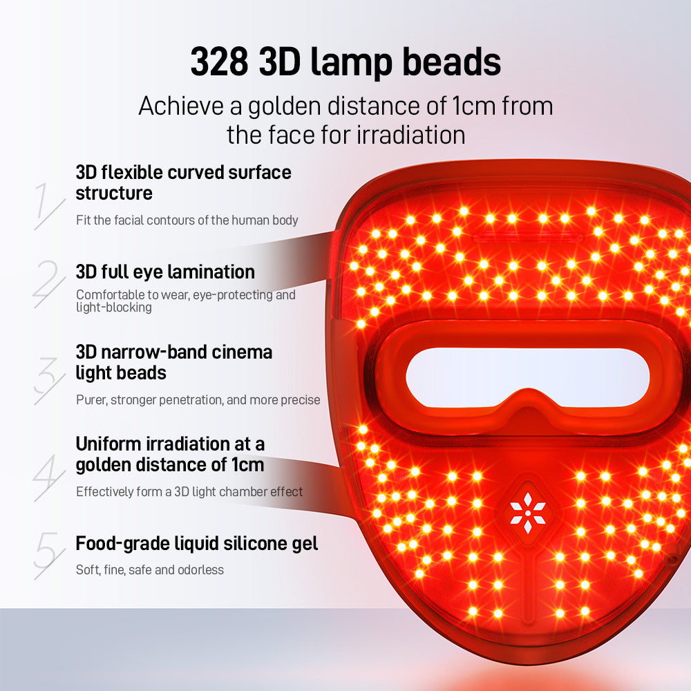 LED Red Light Therapy Face Mask — product photo 3