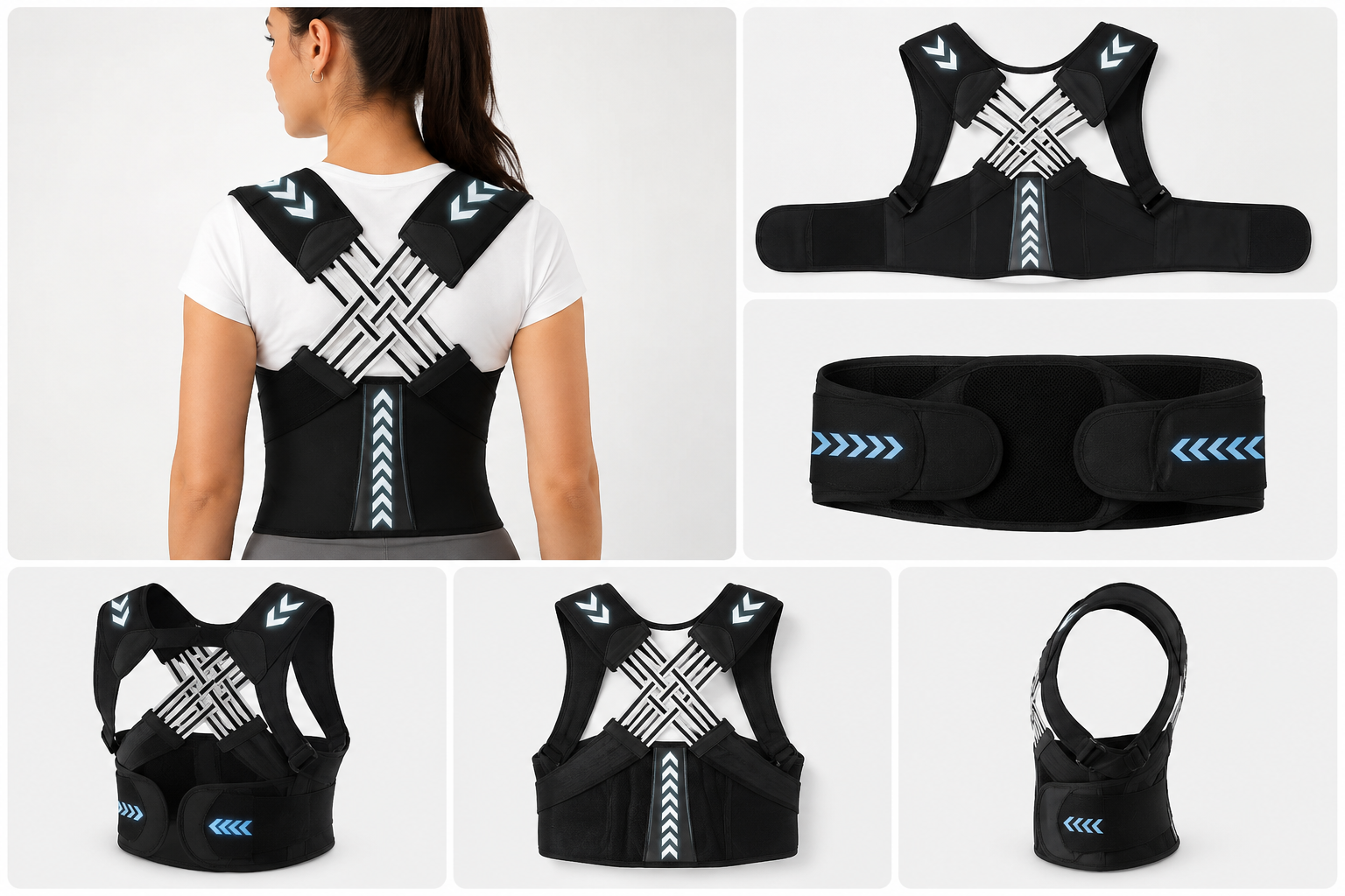Posture Corrector — Adjustable Back Support Brace — product photo 8