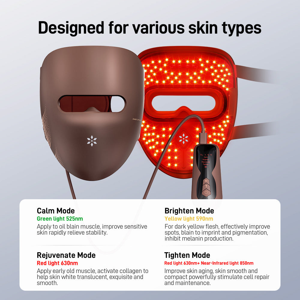 LED Red Light Therapy Face Mask — product photo 2
