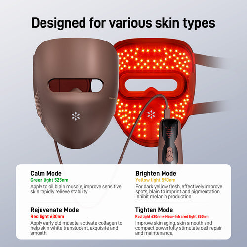 LED Red Light Therapy Face Mask — product photo 2